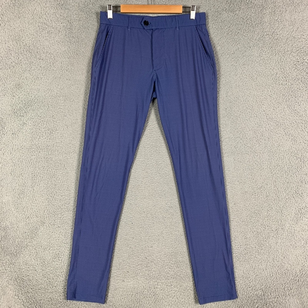 Greyson Ghostwolf Golf Trouser Pants Men's 30 x 32 Houndstooth Slim Performance